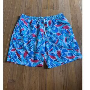 Chubbies | Sz L 7” Red/White/Blue Patriotic Swim Trunks Summer Beach Patriotic